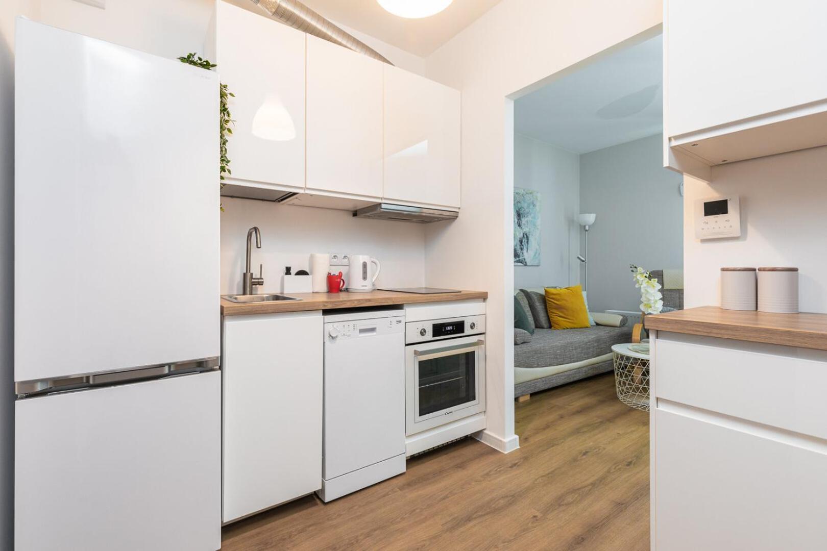 Superapart Wilenska Studio Z Parkingiem Varşova Oda fotoğraf